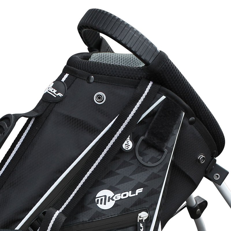 MKids Pro Junior Black 65" (165cm/12-14Y) junior stand bag, czarny