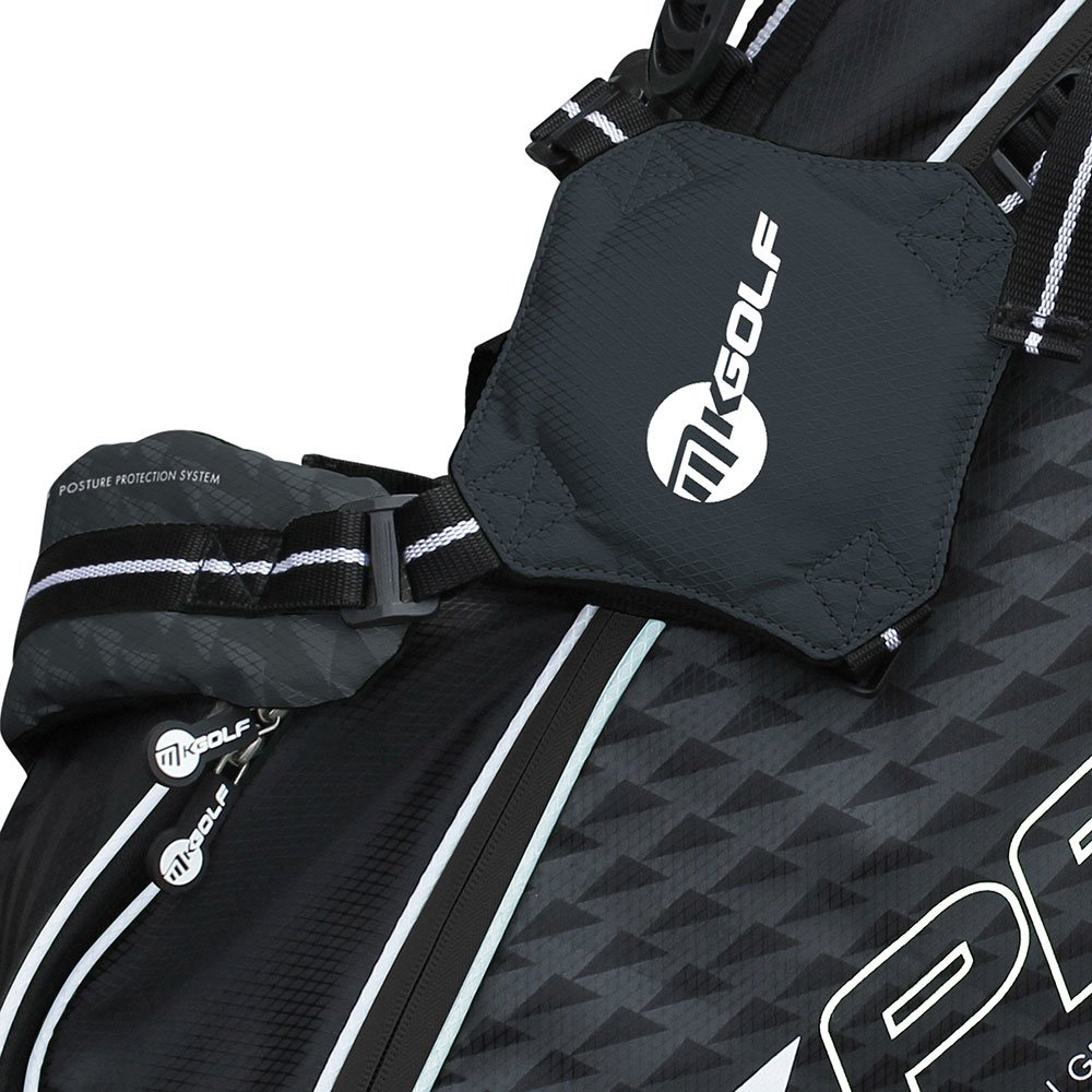 MKids Pro Junior Black 65" (165cm/12-14Y) junior stand bag, czarny