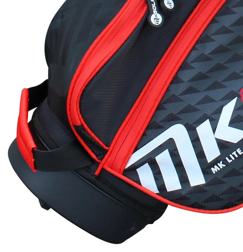 MKids Lite Junior Red 53" (135cm/7-9Y) junior stand bag, czerwony