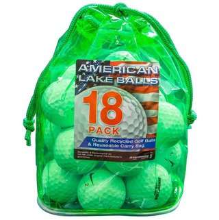 Longridge American 18 Mixed Lake Balls, mieszane piłki golfowe, 18 szt.
