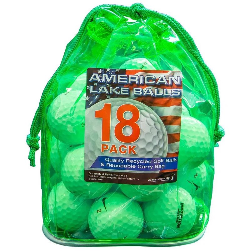 Longridge American 18 Mixed Lake Balls, mieszane piłki golfowe, 18 szt.