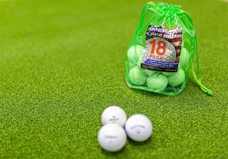 Longridge American 18 Mixed Lake Balls, mieszane piłki golfowe, 18 szt.