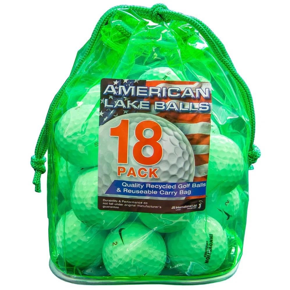 Longridge American 18 Mixed Lake Balls, mieszane piłki golfowe, 18 szt.