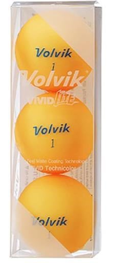 Volvik VIVID Lite piłki golfowe, pomarańczowe