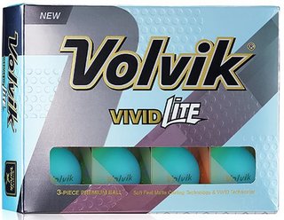 Volvik Vivid Lite Matte piłki golfowe, niebieskie
