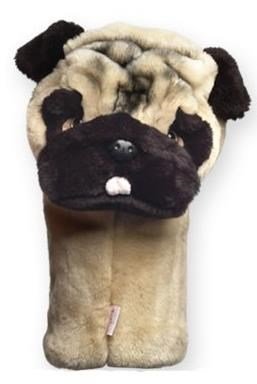 Daphne's Pug driver headcover, mops