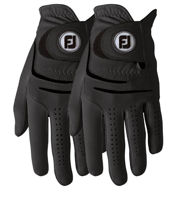 FootJoy WeatherSof rękawiczka męska, czarne, 2 sztuk