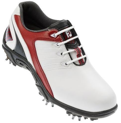 FootJoy Junior shoes, white/red