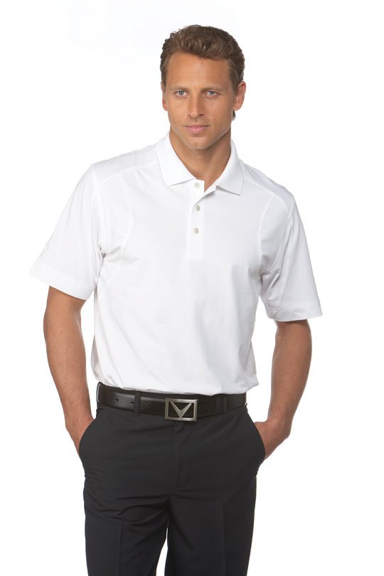 Callaway Stretch Pique pánské polo - bílé