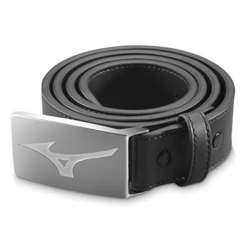 Mizuno MRB Leather mens belt, black