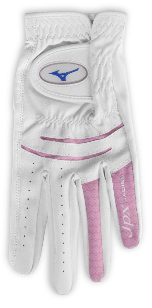 Mizuno JPX ladies glove, white/pink
