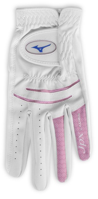Mizuno JPX ladies glove, white/pink