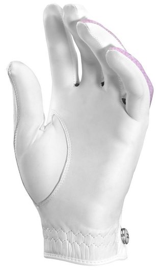 Mizuno JPX ladies glove, white/pink