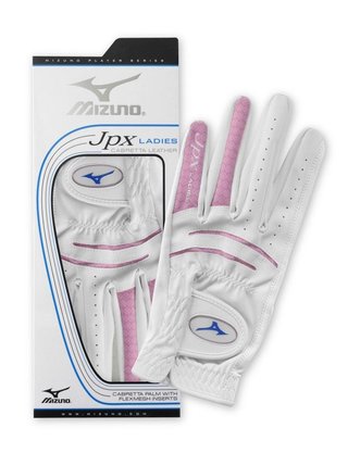 Mizuno JPX ladies glove, white/pink