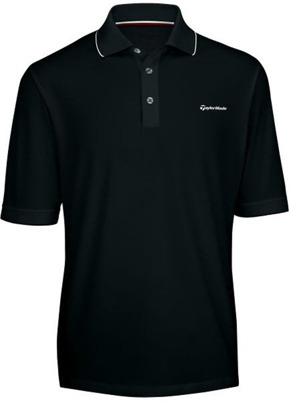 TaylorMade Topped męskie polo, czarne
