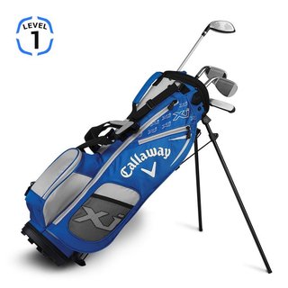 Callaway XJ1 Blue Junior golfowy zestaw dziecięcy, lewy, 96-119cm