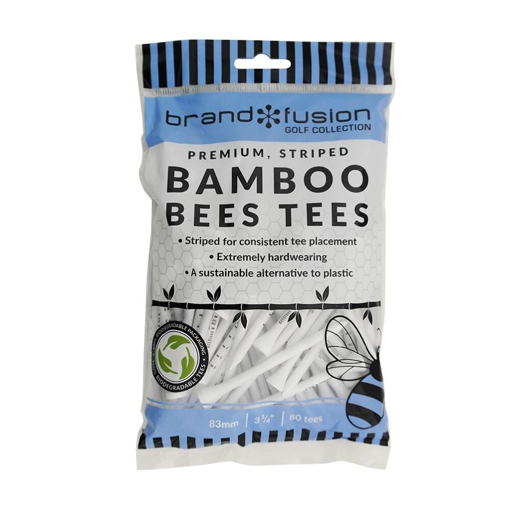 Brand Fusion Bamboo Bees Tees 83mm, 80szt.