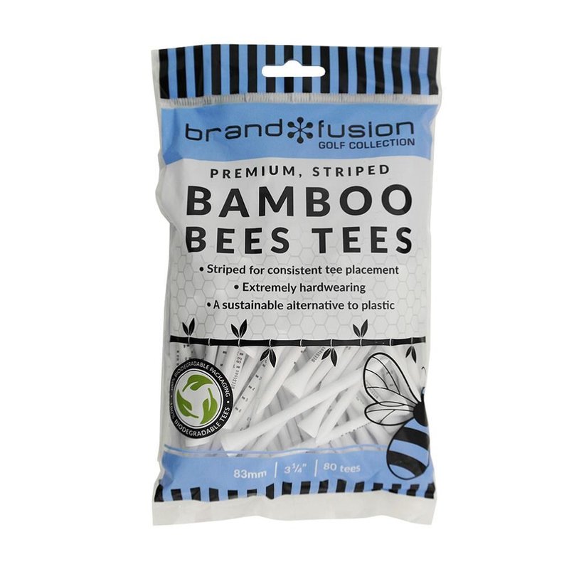 Brand Fusion Bamboo Bees Tees 83mm, 80szt.