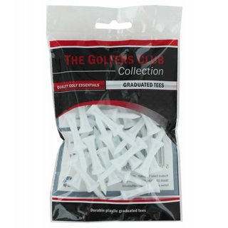 The Golfers Club Collecition Step plastikowe tee 31mm, białe, 25szt.