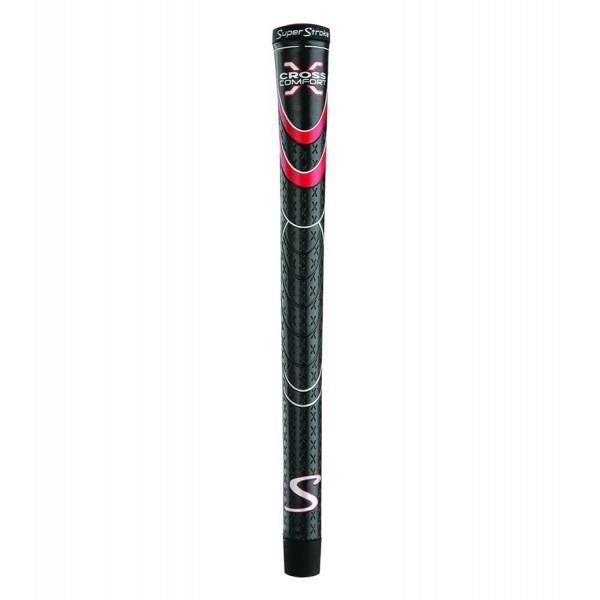 SuperStroke Cross Comfort grip, midsize, czarno/czerwony