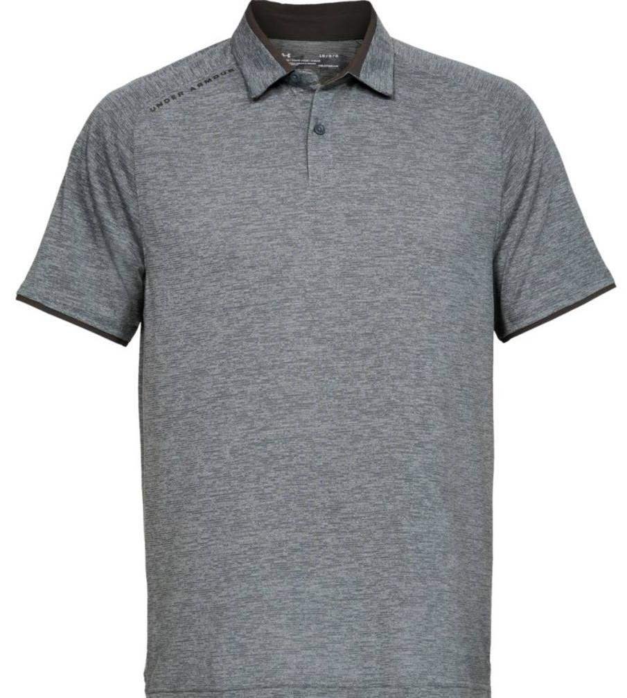 Under Armour Tour Tips mens polo, grey