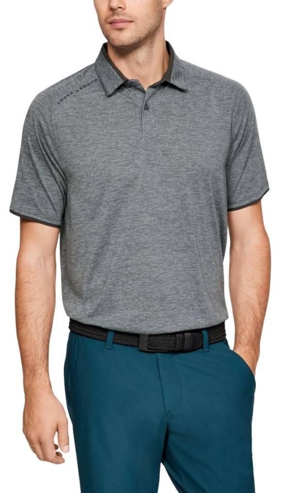 Under Armour Tour Tips mens polo, grey