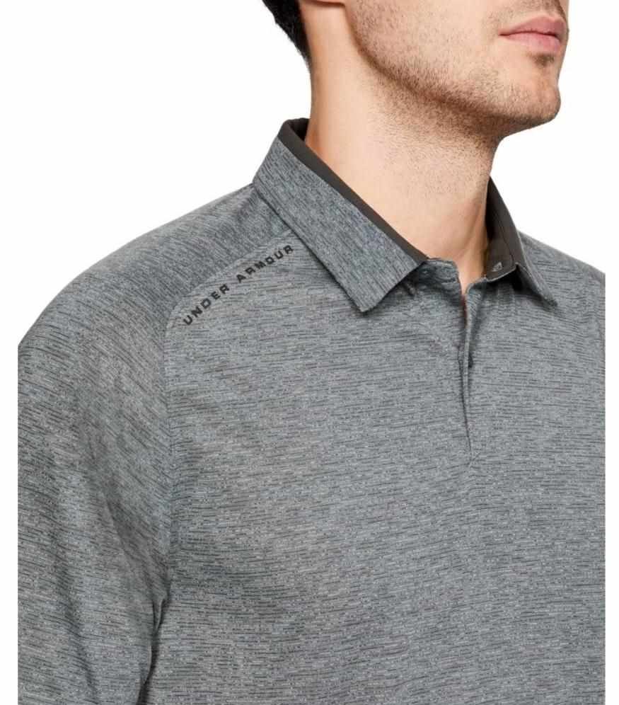 Under Armour Tour Tips mens polo, grey