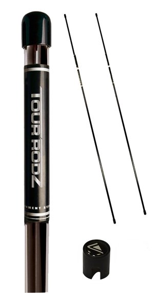 Longridge Tour Rods kijki treningowe, czarne, 2szt.