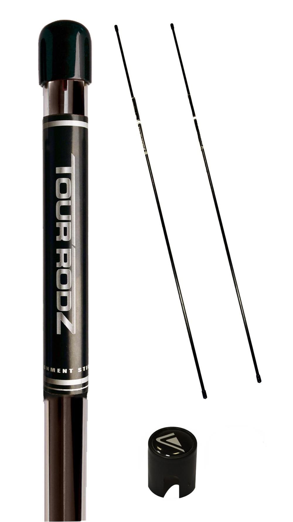 Longridge Tour Rods kijki treningowe, czarne, 2szt.