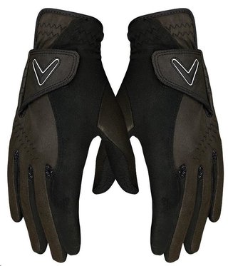 Callaway Opti Grip Rain damskie rękawice golfowe, czarne, 1para