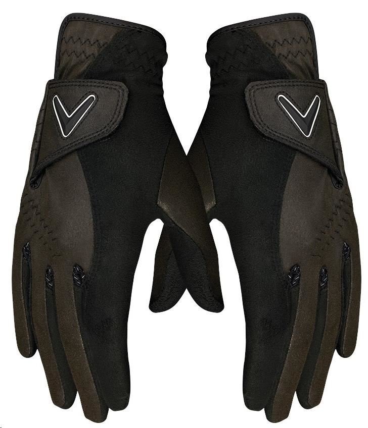 Callaway Opti Grip Rain damskie rękawice golfowe, czarne, 1para