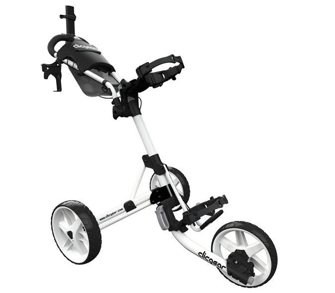 Clicgear Model 4 wózek golfowy, matt white
