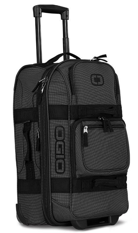 Ogio Layover Travel Bag 46L torba podróżna na kółkach, black pindot