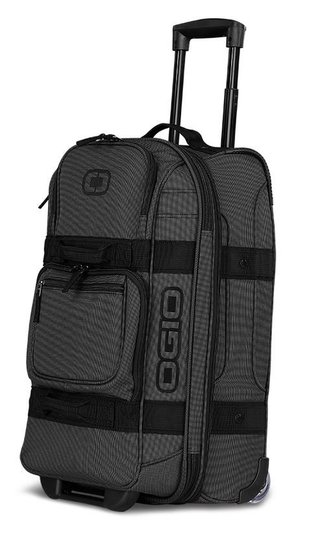 Ogio Layover Travel Bag 46L torba podróżna na kółkach, black pindot