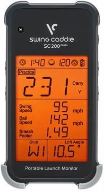 Voice Caddie Swing Caddie Launch Monitor SC200+ czarny