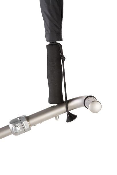 JuCad telescopic parasol golfowy 68", czarny