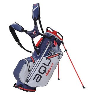 Big Max Aqua Eight stand bag, srebrno/granatowo/czerwony