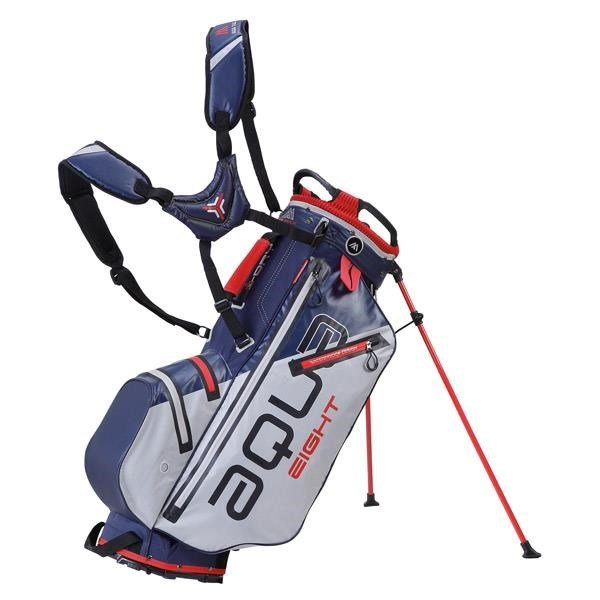 Big Max Aqua Eight stand bag, srebrno/granatowo/czerwony
