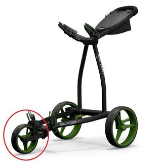 Big Max tylne koło zapasowe do wózka Blade IP/Blade+, czarno/zielone, 1 szt.