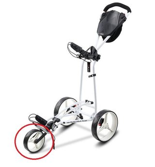 Big Max tylne koło zapasowe do wózka Blade IP/Blade+, czarno/białe, 1 szt.