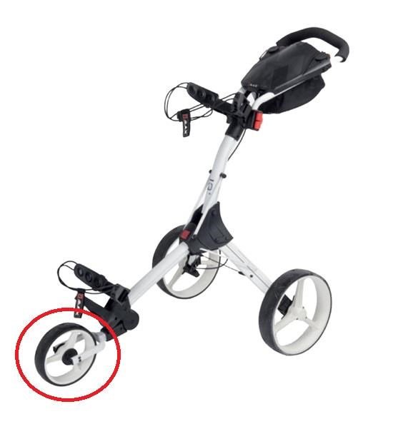Big Max FRONT Wheel zapasowe przednie kółko, białe, 1 szt.