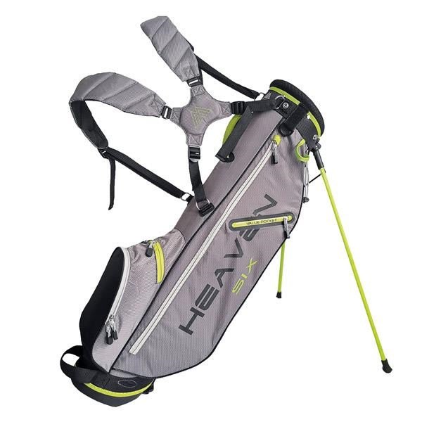 Big Max Heaven Six stand bag, charcoal/lime