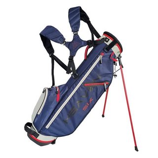 Big Max Heaven Six stand bag, granatowo/srebrno/czerwona