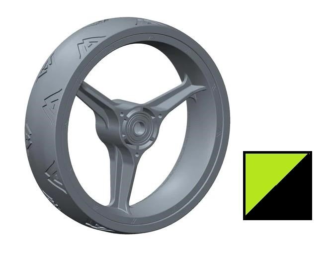 Big Max Blade Quattro Front Wheel przednie kółko zamienne, zielone, 1 szt.