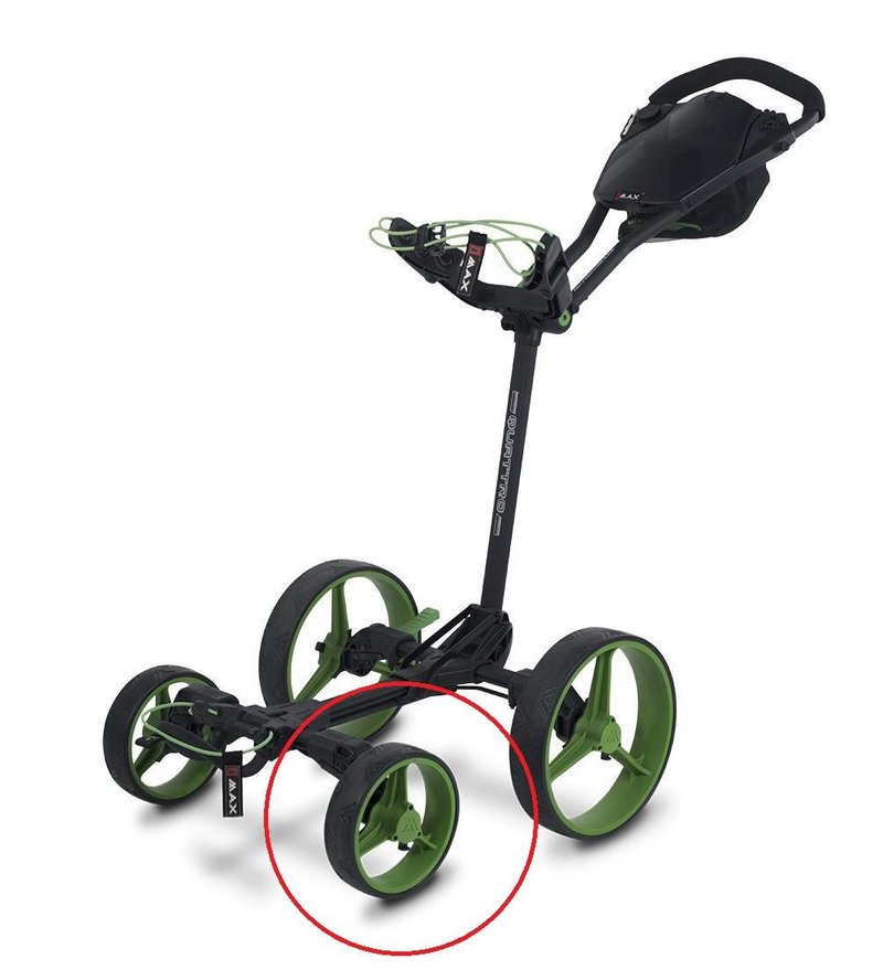 Big Max Blade Quattro Front Wheel przednie kółko zamienne, zielone, 1 szt.