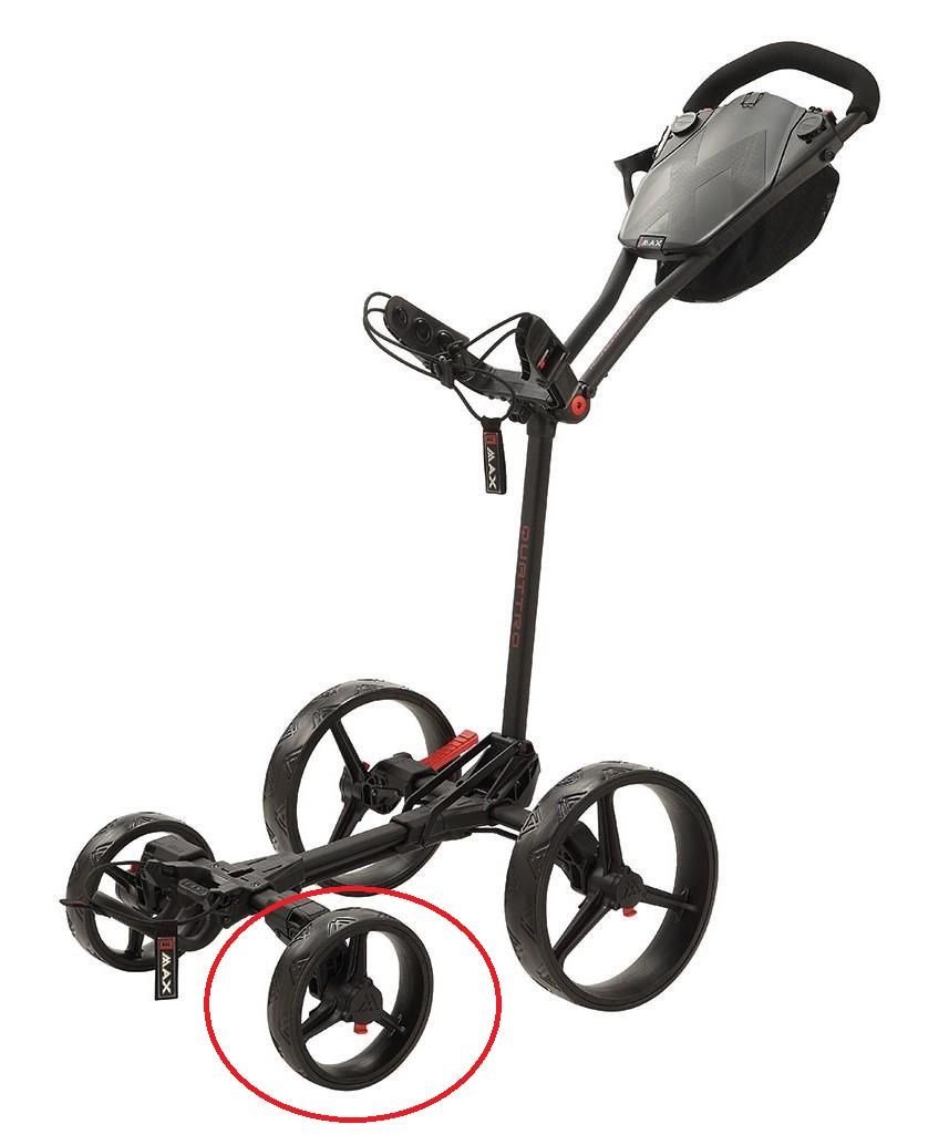 Big Max Blade Quattro Front Wheel przednie kółko zamienne, czarne, 1 szt.