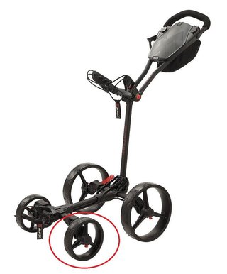 Big Max Blade Quattro Front Wheel przednie kółko zamienne, czarne, 1 szt.