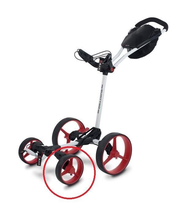Big Max Blade Quattro Front Wheel przednie kółko zamienne, czerwone, 1 szt.