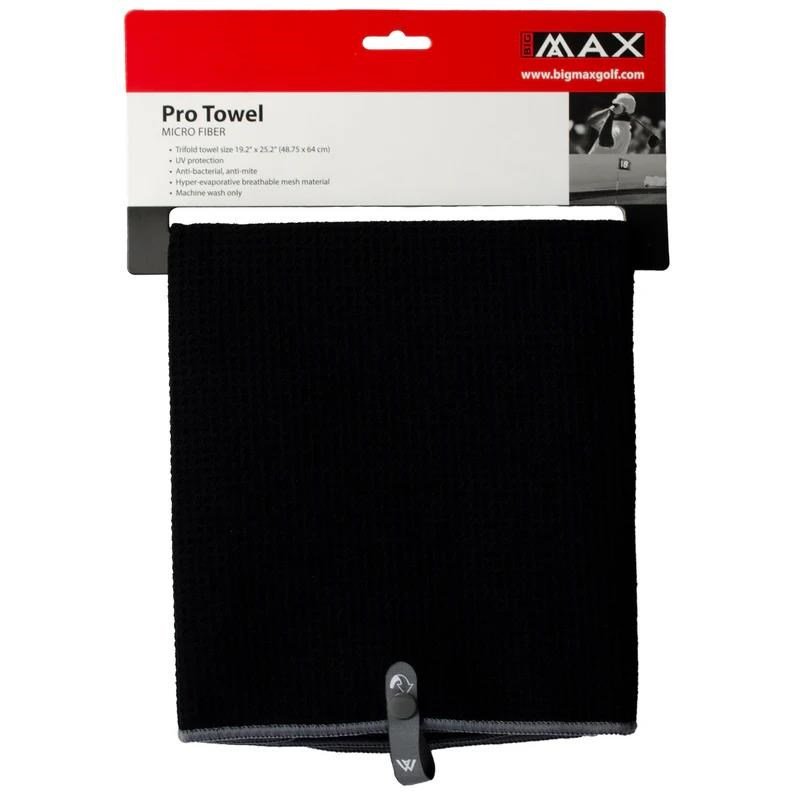 Big Max Pro ręcznik golfowy, czarny
