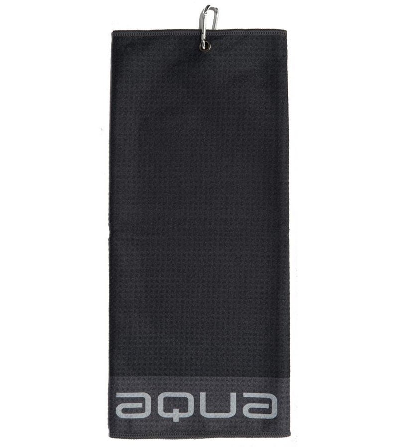 Big Max Aqua Trifold ręcznik golfowy, czarny